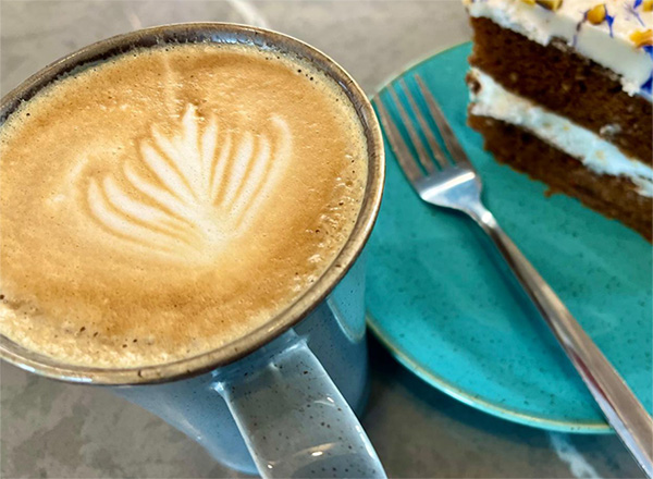 Grab a coffee at Hastings Adventure Golf