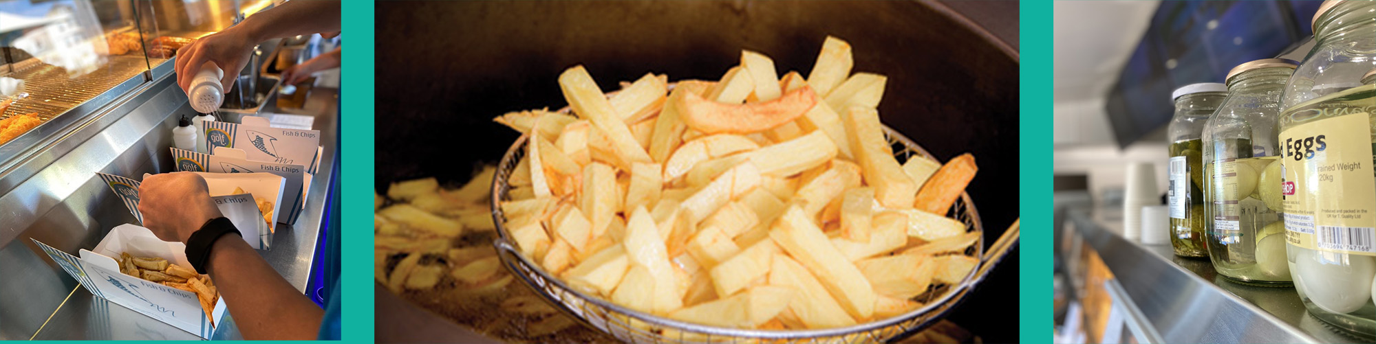 fresh fish and chips at hastings adventure golf